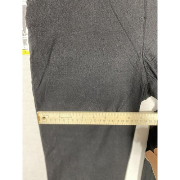 Hilary Radley Pull On Pant Stretch Mid Rise Slim Leg 4 Pockets Small Black - Picture 4 of 10